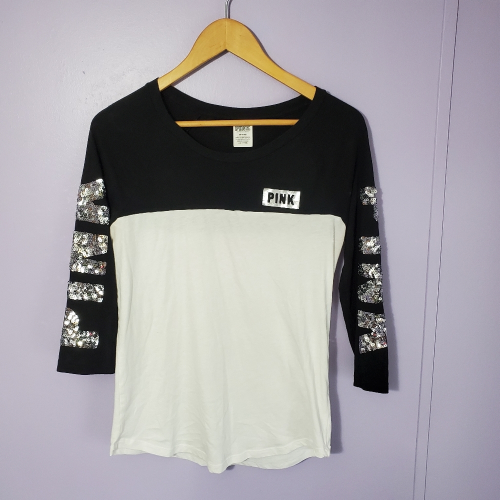 Black & White PINK long sleeve